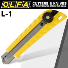 OLFA CUTTER MODEL L-1 HEAVY DUTY SNAP OFF KNIFE 18MM